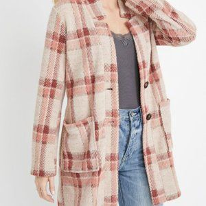 Maurices Plaid Cozy Coatigan
